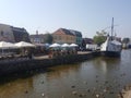 Poland, ÃÂeba - the fishing port in ÃÂeba.